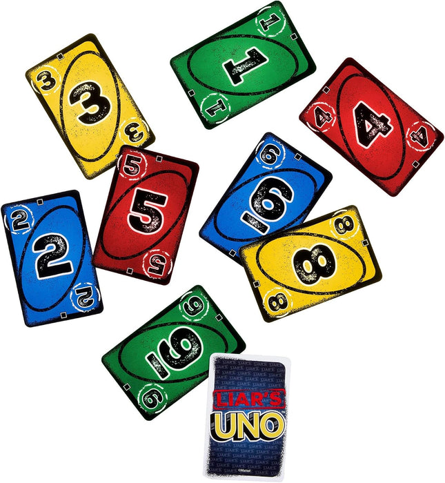 Liar’s UNO Card Game in Storage Tin,Ages 7+, 2-6 Players