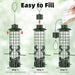 Squirrel Proof Bird Feeder,Metal Mesh Bird Feeders for Outdoors Hanging,Gravity Protection Squirrel Proof Wild Bird Feed