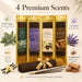 Natural Incense Sticks - 80 White Sage Sandalwood Lavender Vanilla