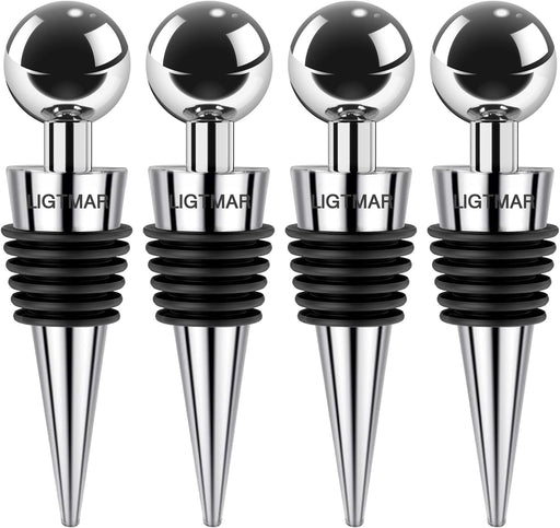 4 Pack Wine Stopper Wine Saver Wine Bottle Plug