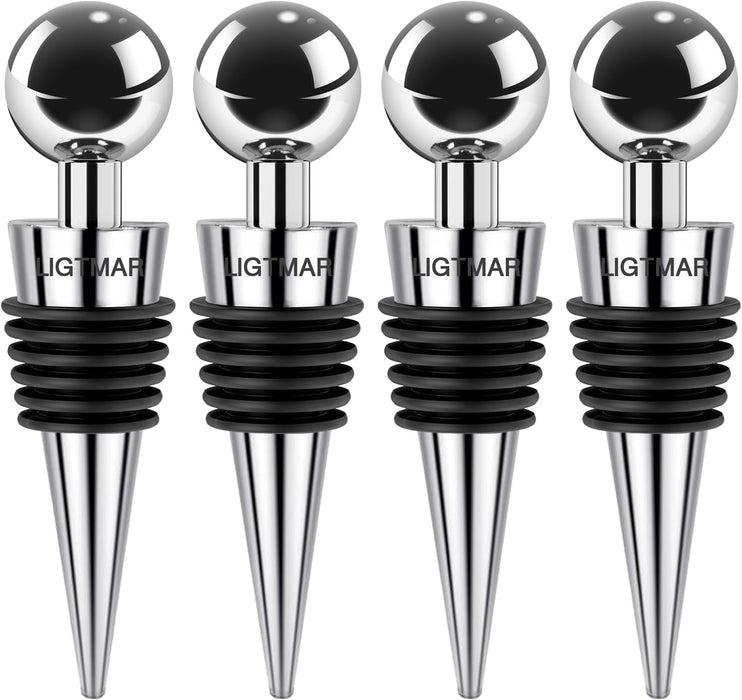 4 Pack Wine Stopper Wine Saver Wine Bottle Plug