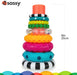 Stacks of Circles Stacking Ring STEM Learning Toy, Age 6+ Months, Multi, 9 Piece Set