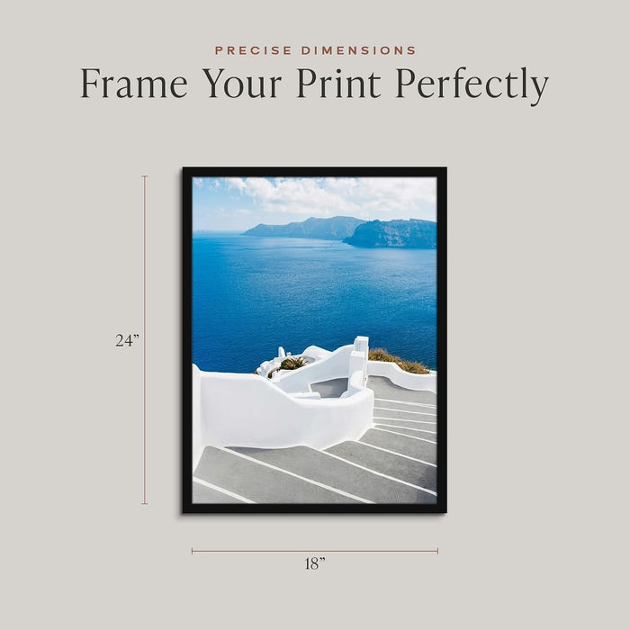 18x24 Poster Frame - Slim Molding - Black