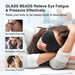 Weighted Sleep Mask for Women Men, 3D Light Blocking Eye Mask, Black