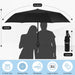Windproof Travel Umbrella, Automatic Umbrellas for Rain, Portable & Compact Umbrellas for Backpack, Strong UV for Protec
