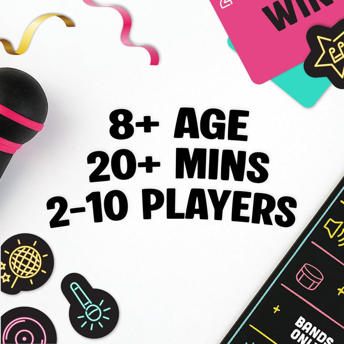 Grab The Mic - Award Winning Karaoke Party Game for Bad Singers w Foam Mic