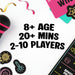 Grab The Mic - Award Winning Karaoke Party Game for Bad Singers w Foam Mic
