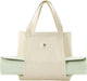 Moyaqi Canvas Tote Bag with Yoga Mat Carrier Pocket Carryall Shoulder Bag for Office, Workout, Pilates, Travel, Beach an