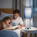 Touch Lamps for Bedroom Set of 2 - Dimmable, USB C+A, AC Outlet