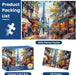 1000 Pieces Puzzle for Adults - Charming Paris Puzzle for Adults Children - Recycled Paper Jigsaw Puzzle 1000 Pieces - Fun and Challenging Family Game Great Gift Idea, Finished Size is 28 * 20 in