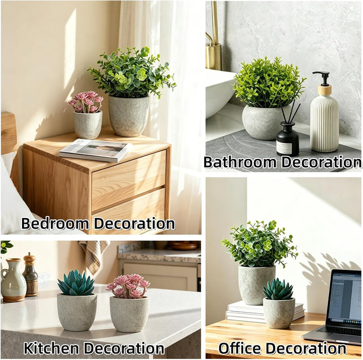 Large Fake Plants, Artificial Plants, Indoor Eucalyptus Plant