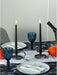Black 12 inch Taper Candles Pack of 4 - Unscented Smokeless Dripless Tall Candle Sticks - Perfect for Home Decor, Specia