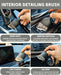 18Pcs Professional Car Interior Detailing Kit All-in-One Cleaning Tools for Windows, Dashboard, Vents, Windshield Cleane