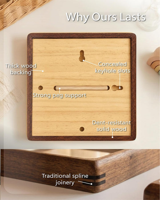 Wooden Baby Sonogram Picture Frame - First Ultrasound New Baby Announcement