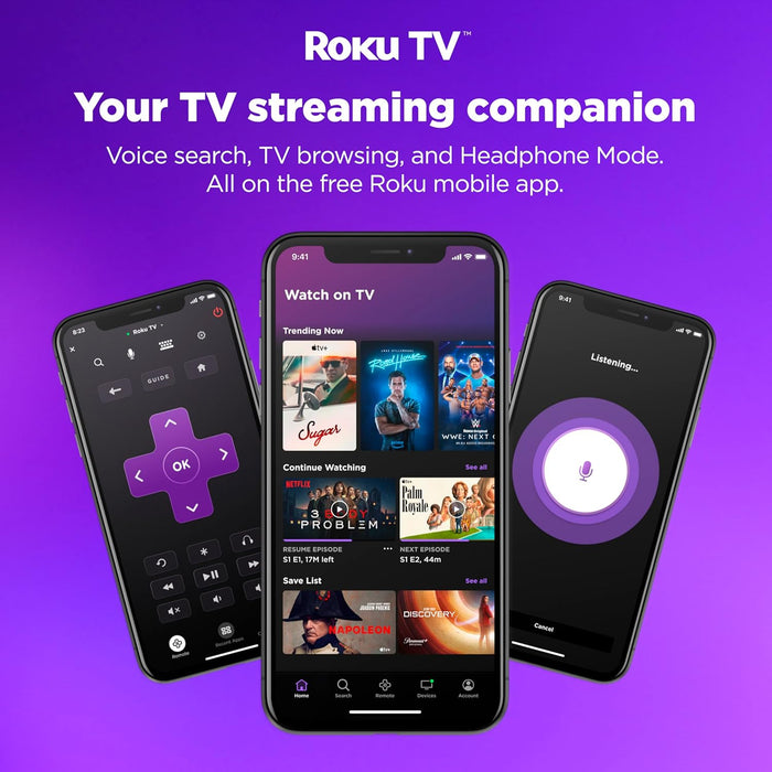 40-Inch Class A4 Series FHD 1080p Smart Roku TV with Alexa Compatibility (40A4NR) - Dolby Audio, Slim Bezel Design, Google Assistant