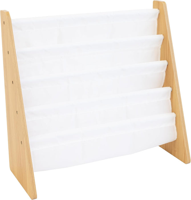Kids Bookshelf, Montessori Front Facing Toddler Bookcase 4 Tier