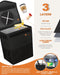 Car Trash Can with Lid Leakproof Car Garbage Bag Vehicle Trash Bin