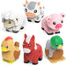 ® Barnyard™ Mold Free Bath Toys, 6 Pack | Sealed, No Hole Bath Toys Design Keeps Moisture Out | Soft, Squeezable & Float