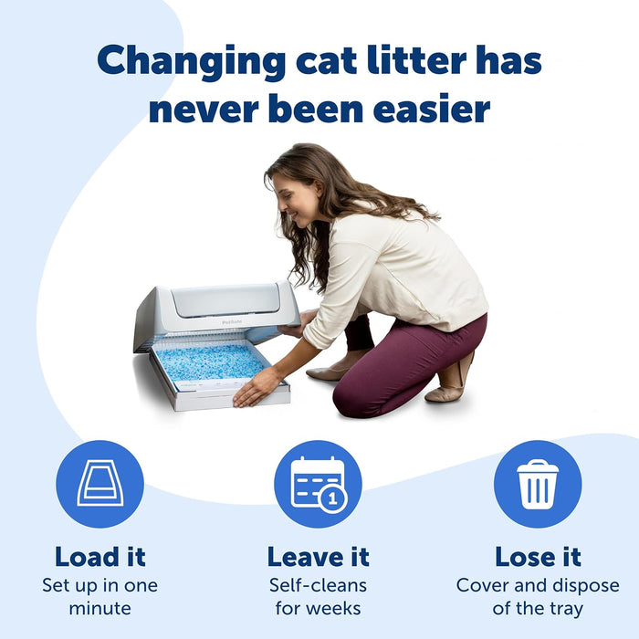 ScoopFree Disposable Crystal Litter Tray, Lavender Scent, 3 Pack
