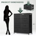 8-Drawer Dresser for Bedroom, Anti-Tip Tall Storage Organizer