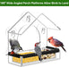 Clear Window Bird Feeder with 5 Extra Strong Suction Cups,  Sturdy and Durable Acrylic Birdfeeders for Viewing Wild Birds Outside, as a Bird Watching Gift, Outdoor Birdhouse Box, Garden Decor