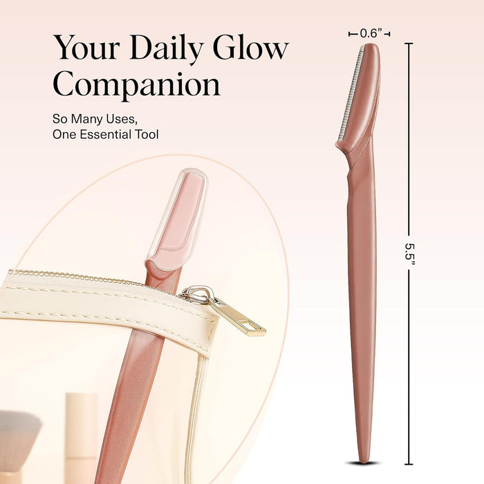 Dermaplane Razor for Women Face – Terracotta, 12 pcs