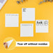 4 Pieces Funny Sticky Note, Novelty Memo Pads Sticky Note(Style 2)