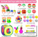 33Pcs Cat Toys Pack for Indoor Cats Kitten, with Cube Tunnel