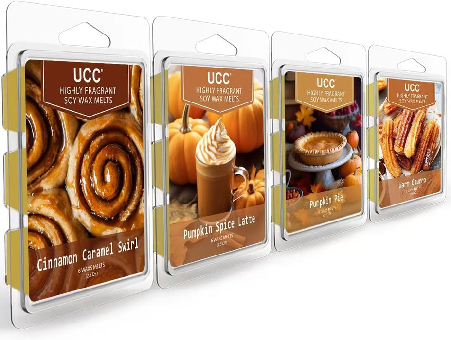Plant Based Natural Fall Wax Melts with Strong Scents