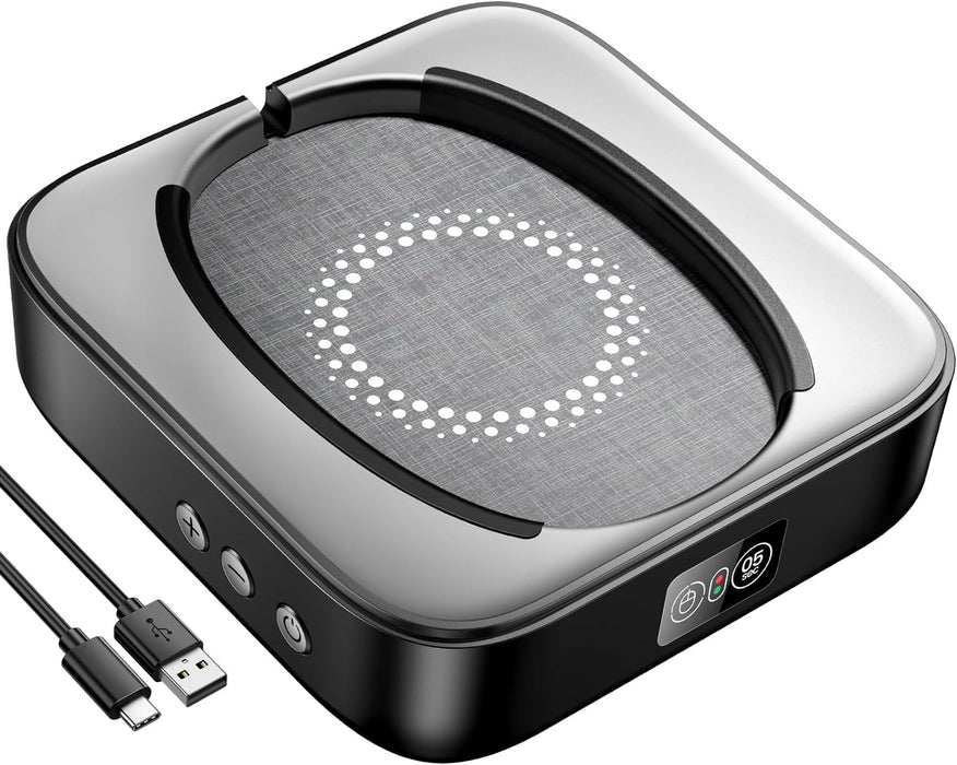 Mouse Mover Undetectable, Super-Silent Mouse Jiggler Device Move Randomly, Automatic Wiggler Shaker Giggler, Adjustable Interval Timer, Keep Computer Laptop Active for Office Home Remote Work