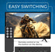 8K@60Hz 4K@120Hz HDMI 2.1 Switch 5 in 1 Out 48Gbps, HDR10+ W/Remote
