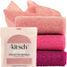 African Net Sponge – Exfoliating Body Scrubber – Berry Pink, 3 Pcs