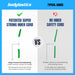 Patented Basic Series Resistance Band Set - Resistance Bands with Snap Reduction Tech, 2 Handles, 2 Ankle Straps, 1 Door