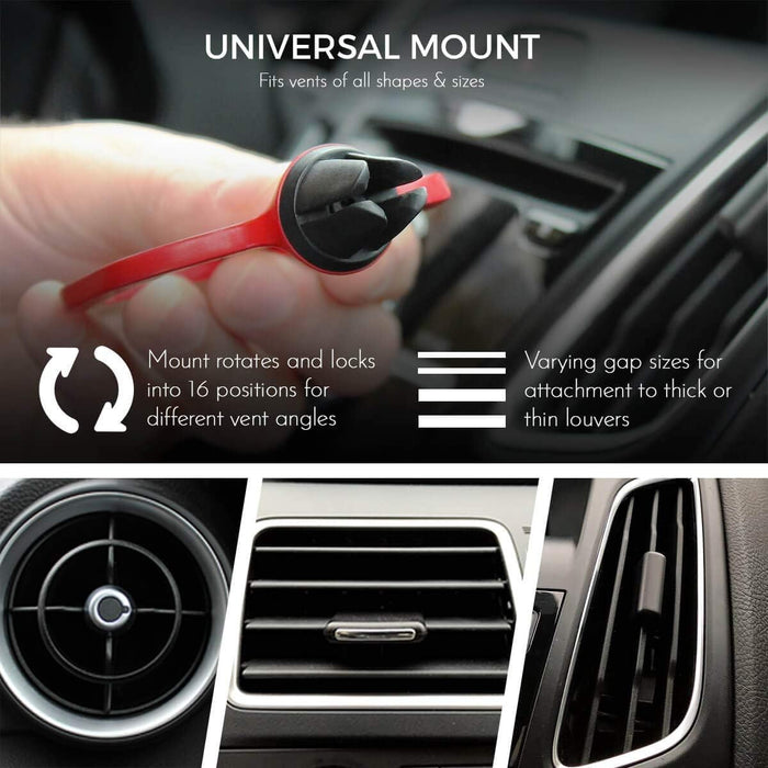 Dip Clip | An in-car sauce holder for ketchup and dipping sauces. As seen on Shark Tank (2 Pack, Black)
