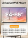 40 50 55 inch Tilting TV Wall Mount for 24-65 '' TVs, Low Profile TV Mount, Ultra Slim Wall Mounts TVs Bracket, Max VESA