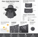 Sun Hat Bucket Hats for Men Women,Outdoor Wide Brim Fishing Hat with Detachable Face Cover & Neck Flap UV Protection
