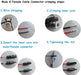 25Pairs / 50PCS Solar Connectors - Male & Female IP67 Waterproof Connector (25 Pairs Solar connectors)