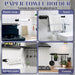 Black Paper Towel Holder, Self Adhesive Paper Towel Holder Under Cabinet