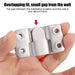 Stainless Steel Interlock Hanging Buckle Heavy Duty Photo Frame Hook Wall Mounted Flush Mount Brackets for Furniture Connector