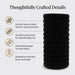 Elastic Hair Ties No Damage | Stretchable Hair Bands - Black, 12pcs