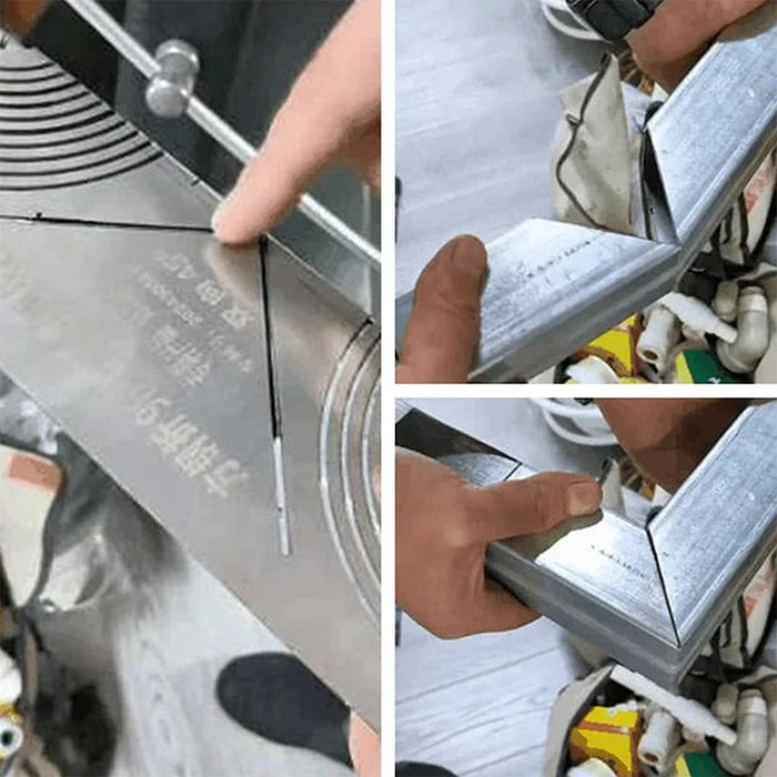 Practical Precisionflex Angle & Arc Marking Tool Square Pipe Bend Steel Marking Tool Welding Essential Household Artifact