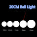 Rechargeable LED Glowing Ball Light for Kid Adult, Outdoor Globe Night Light with Remote, Great for Yard Garden Decor