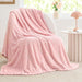 Pink Throw Blanket for Couch, Soft Cozy Gifts for Women, 50 * 60