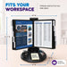 AdjustaView Supply Base Desk Reference Display Organizer BK