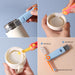 7-in-1 Baby Bottle Cleaner Set, Including Nylon & Silicone Bottle Brush, Cap, Straw & Nipple Brushes, BPA-Free (Gray)