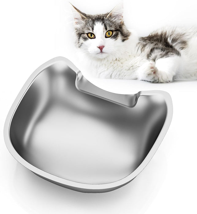 Automatic Cat Feeders Replacement Food Bowl (Silver)
