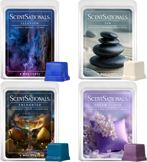 Moodscapes Tranquility - Scented Wax Melts Variety Pack