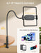 Gooseneck Tablet Holder for Bed, Unique Tapered Flexible Arm