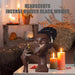 Incense Holder,Black Woman Smoking Head Incense Burner, Sophisticated and Elegant Headscents-Head Incense Burner,Desk Decor Suitable for Bedroom and Living Room (Eyes Closed)