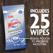 Electronic Cleaning Wipes, Anti-Static & Ammonia-Free, 25 Count
